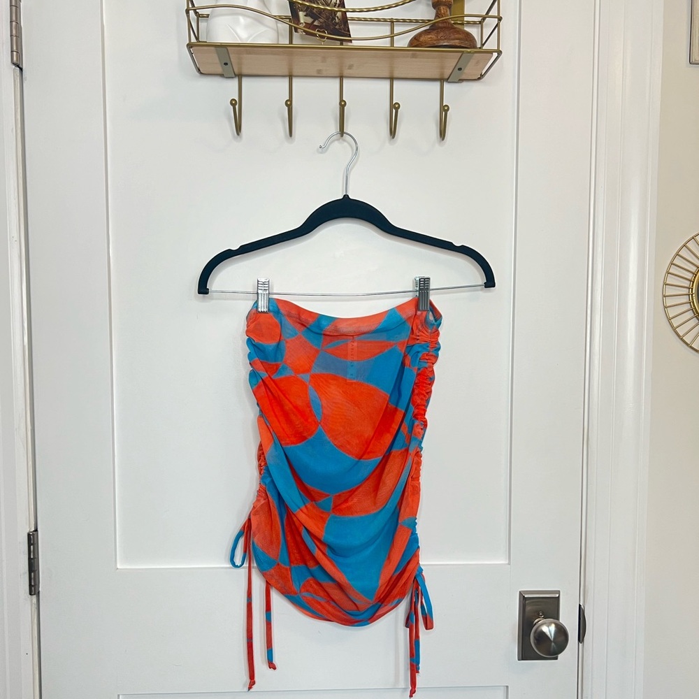 Sheer Fabletics Neon Retro Skirt